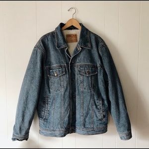 COLE - Jean Sherpa men’s XL jacket oversized look